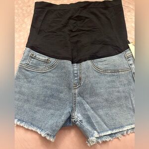 🆕Love SoHo Jean Maternity Shorts